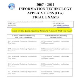 Kilbaha VCE Information Technology Applications Trial Exams 
